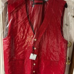 Men's Vibrant Red Vest